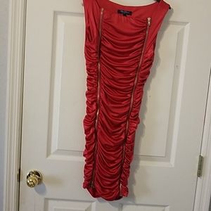 Zipper cocktail dress